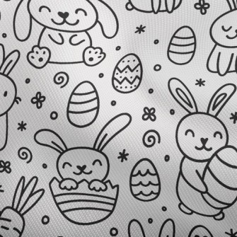 Little White Rabbit And Easter Dobby