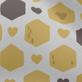 Hexagonal Heart Chiffon