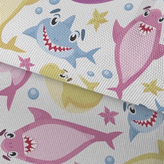 Happy Funny Shark Waterproof Oxford