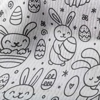 Little White Rabbit And Easter Terry