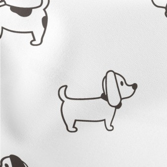Playful Short Tail Dog Stretch Ponte