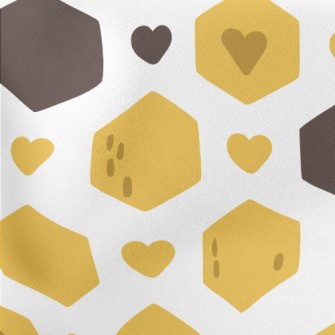 Hexagonal Heart Stretch Ponte