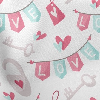 Love Key Lock Of Love Stretch Ponte