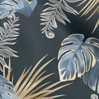 Tropical Auntie Taro Micro Fleece