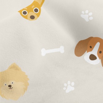 Dog Family Micro Fleece