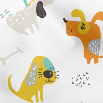 Shy Playing Puppy Micro Fleece