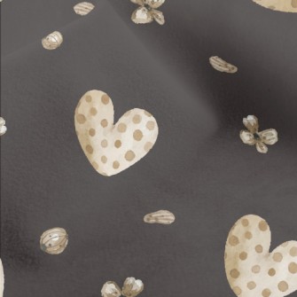 Retro Dots Of Love Micro Fleece