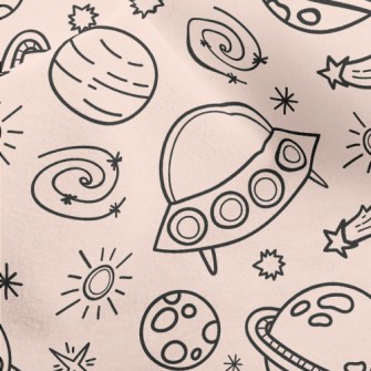 Asteroids And Flying Saucers Micro Fleece