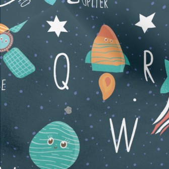 Satellite Space Meow Micro Fleece