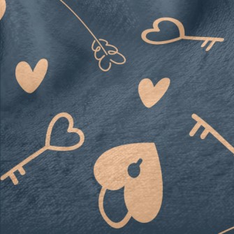 Love Key Lock Minky