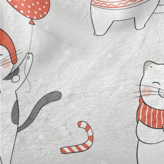 Winter Dress Up Cat Minky