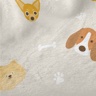 Dog Family Minky