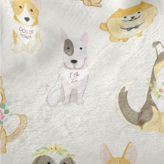 Wedding Gentleman Dog Minky