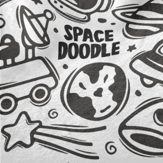 Outer Space Travelogue Minky