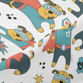 Handsome And Heroic Dog Superm Piqué