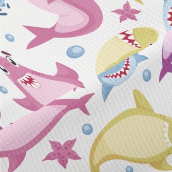 Happy Funny Shark Piqué