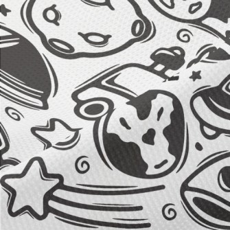 Outer Space Travelogue Piqué