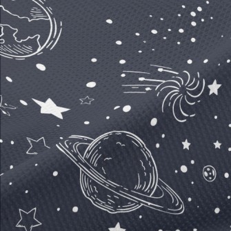 Simple Lines Outer Space Piqué