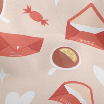 Valentine&#39;s Day Love Lette Lightweight Performance Linen