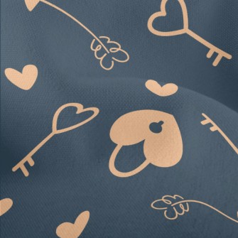 Love Key Lock Lightweight Performance Linen