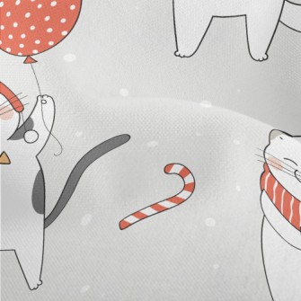 Winter Dress Up Cat Lightweight Performance Linen