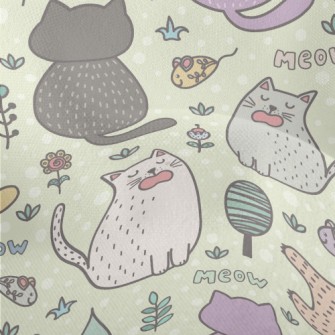 Yawning Cat Lightweight Performance Linen