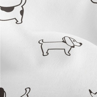 Playful Short Tail Dog Lightweight Performance Linen