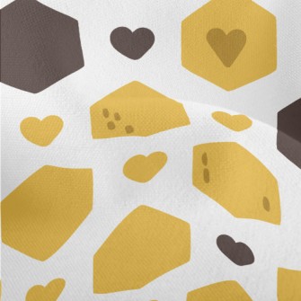 Hexagonal Heart Lightweight Performance Linen