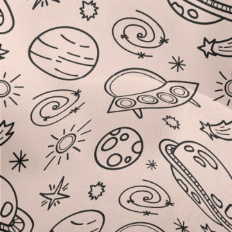 Asteroids And Flying Saucers Lightweight Performance Linen
