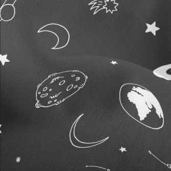 Universe Big And Small Planets Lightweight Performance Linen