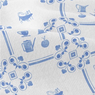 Elegant Flower Tiles Modern Jersey