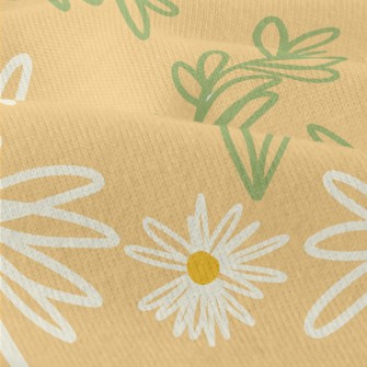 Abstract Doodle Flowers Modern Jersey