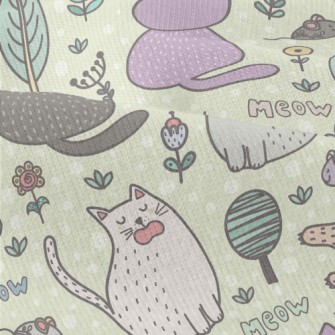 Yawning Cat Modern Jersey