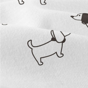 Playful Short Tail Dog Modern Jersey
