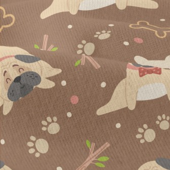 Puppy Playing On The Ground Modern Jersey