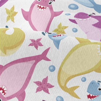 Happy Funny Shark Modern Jersey