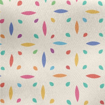 Rainbow Hue Glow Jersey Backed Fleece