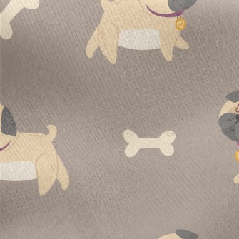 Proud Pug Jersey Backed Fleece