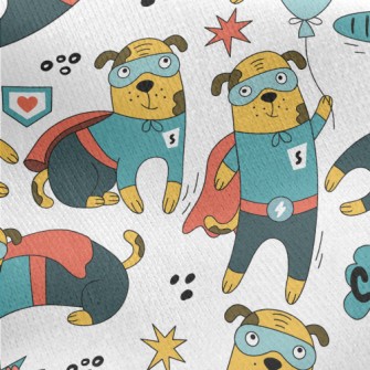 Handsome And Heroic Dog Superm Jersey Backed Fleece
