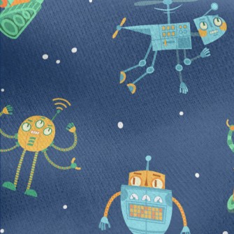 Alien Machine Creature Jersey Backed Fleece