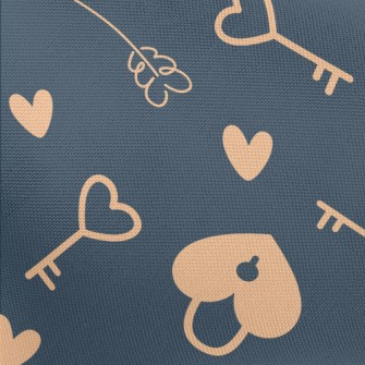Love Key Lock Pongee