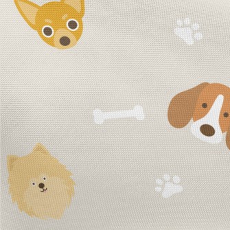 Dog Family Pongee