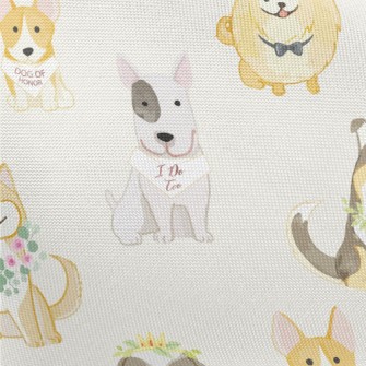 Wedding Gentleman Dog Pongee