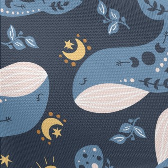 Whale In Moonlight Pongee