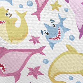 Happy Funny Shark Pongee