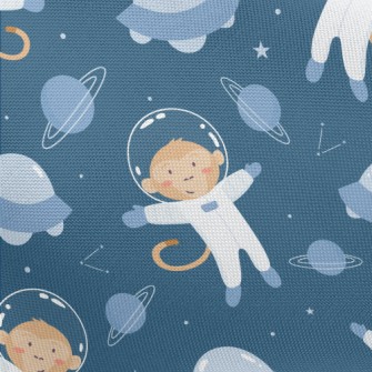 Naughty Space Monkey Pongee