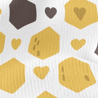 Hexagonal Heart Stretch Jersey