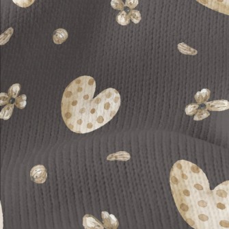 Retro Dots Of Love Stretch Jersey