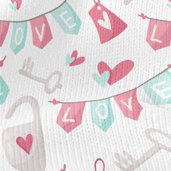 Love Key Lock Of Love Stretch Jersey