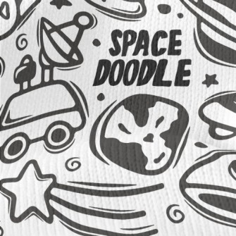 Outer Space Travelogue Stretch Jersey